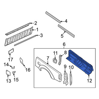 Nissan OE - Rear Right Outer Truck Bed Panel