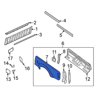 Nissan OE - Rear Right Outer Truck Bed Panel