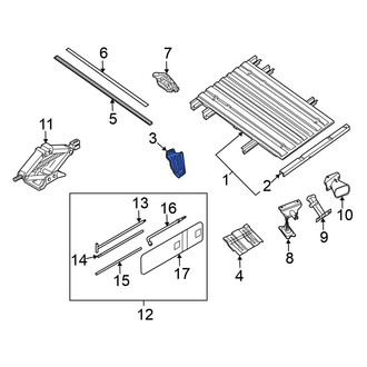 Nissan OE - Rear Left Mud Guard Bracket
