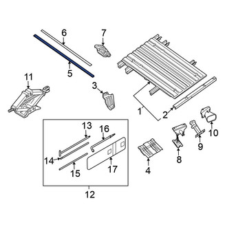 Nissan OE - Rear Truck Bed Side Rail