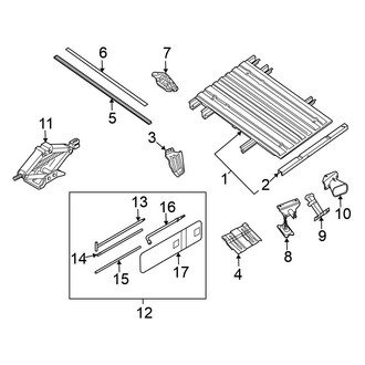 Nissan OE - Pick Up Box - Floor