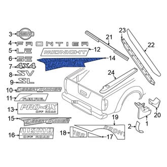 Nissan OE - Rear Right Truck Bed Decal