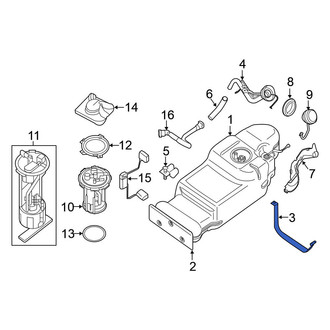 Nissan OE - Rear Fuel Tank Strap