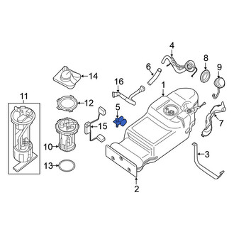 Nissan OE - Fuel Filler Neck Bracket