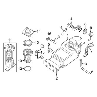 Nissan OE - Fuel System Components