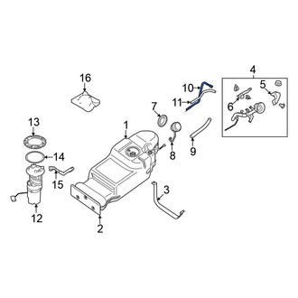 Nissan OE - Evaporative Emissions System Lines