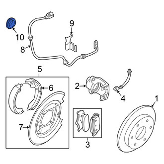 Nissan OE - Rear ABS Wheel Speed Sensor Tone Ring