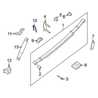 Nissan OE - Leaf Spring Axle U-Bolt
