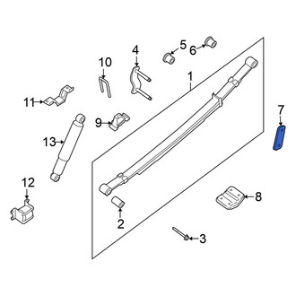Nissan OE - Rear Outer Leaf Spring Bracket