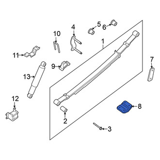 Nissan OE - Rear Leaf Spring Plate