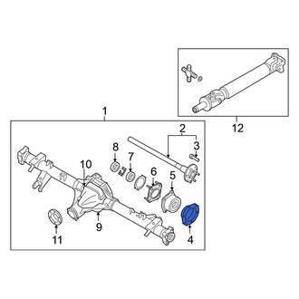 Nissan OE - Rear Drive Axle Shaft Bearing Lock Ring
