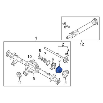 Nissan OE - Rear Drive Axle Shaft Bearing