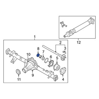 Nissan OE - Rear Drive Axle Shaft Seal