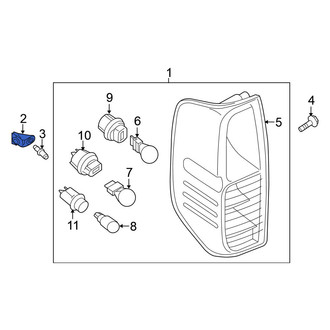 Nissan OE - Tail Light Bracket