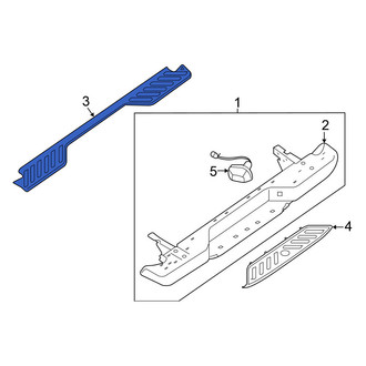 Nissan OE - Rear Upper Bumper Step Pad