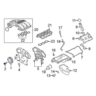 Nissan OE - Engine Crankshaft Pulley Bolt