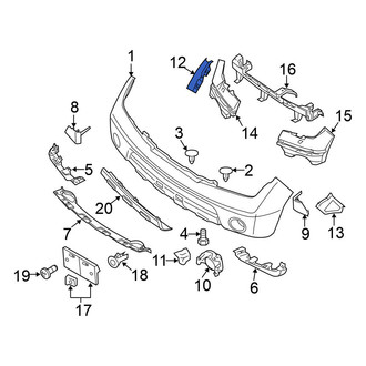 Nissan OE - Right Bumper Cover Bracket