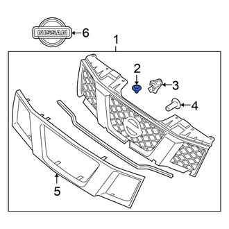 Nissan OE - Grille Retainer