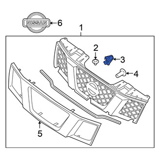 Nissan OE - Grille Retainer