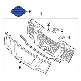 Nissan OE - Front Grille Emblem