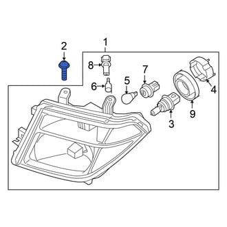 Nissan OE - Front Bumper Cover Bolt