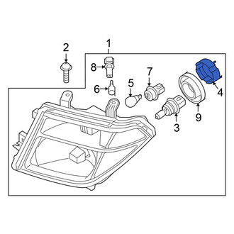 Nissan OE - Headlight Bulb Cap