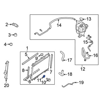 Nissan OE - Radiator Drain Plug Gasket