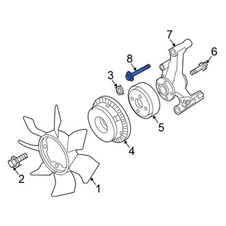 Nissan OE - Engine Cooling Fan Pulley Stud