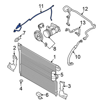 Nissan OE - Front A/C Pipe