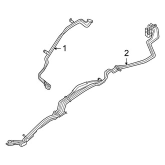 Nissan OE - Air Conditioner & Heater - Rear A/C Lines (4.0L)
