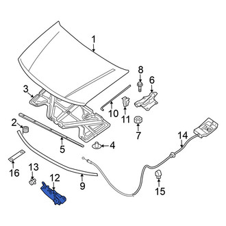 Nissan OE - Front Hood Latch