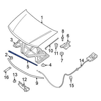 Nissan OE - Front Hood Seal