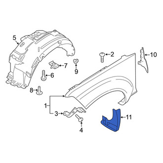 Nissan OE - Front Mud Guard