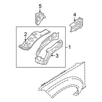 Nissan OE - Fender - Inner Components