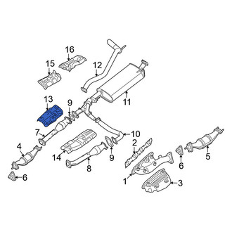 Nissan OE - Right Floor Pan Heat Shield