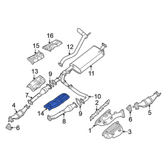 Nissan OE - Left Floor Pan Heat Shield