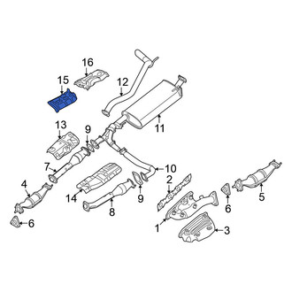 Nissan OE - Floor Pan Heat Shield