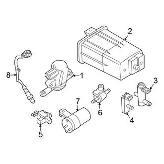 Nissan OE - Emission System - Emission Components (4.0L)