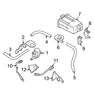 Nissan OE - Emission System - Emission Components (5.6L)