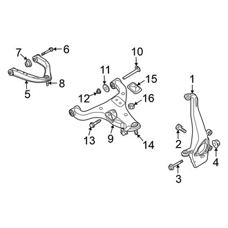 Nissan OE - Front Suspension - Suspension Components (RWD 4.0L / 5.6L)