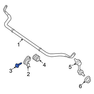 Nissan OE - Suspension Stabilizer Bar Bracket Bolt