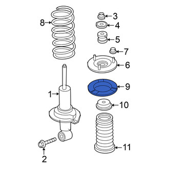 Nissan OE - Rear Lower Coil Spring Insulator