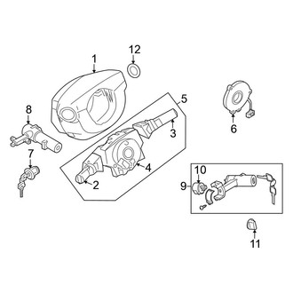 Nissan OE - Steering Column Switch Housing