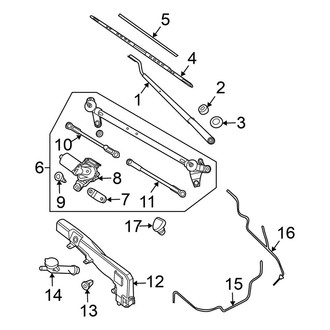 Nissan OE - Windshield - Wiper & Washer Components