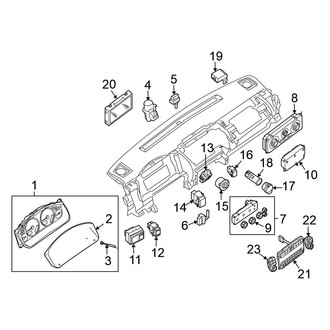 Nissan OE - Instrument Panel - Cluster & Switches