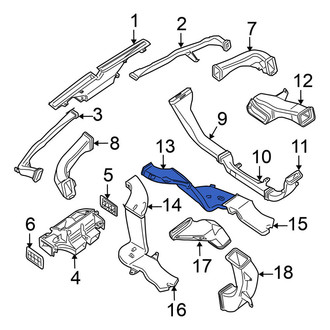 Nissan OE - Right Lower Instrument Panel Air Duct