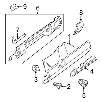 Nissan OE - Instrument Panel - Glove Box