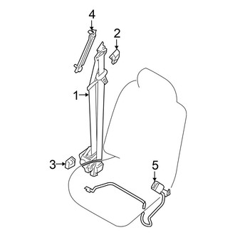 Nissan OE - Restraint Systems - Front Seat Belts