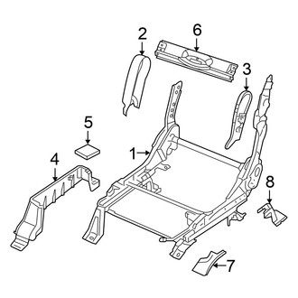 Nissan OE - Seats & Tracks - Tracks & Components (Manual Passenger Seat)
