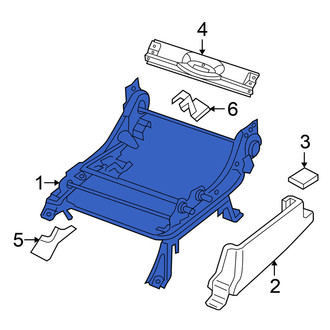 Nissan OE - Front Left Seat Track Adjust Mechanism